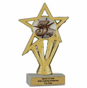 Economy Participation Insert Trophy - 3rd Place - Click to enlarge