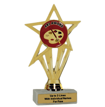 Economy Participation Insert Trophy - Art - Click to enlarge