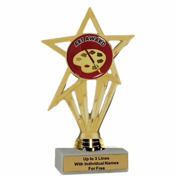 Economy Participation Insert Trophy - Art - Click to enlarge