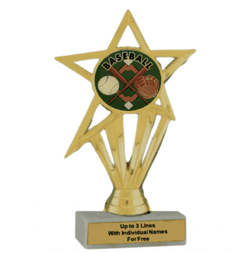 Economy Participation Insert Trophy - Baseball - Click to enlarge