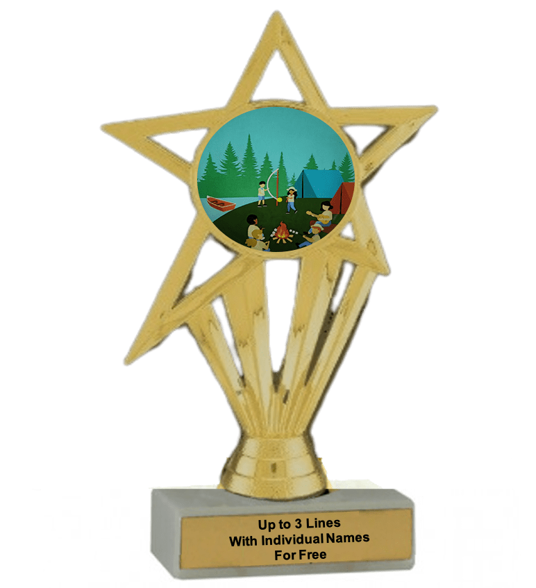 Budget Insert Trophy - Camping | TrophyCentral