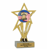 Economy Participation Insert Trophy - Citizenship Excellence