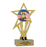 Economy Participation Insert Trophy - Citizenship Excellence