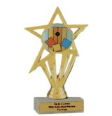 Economy Participation Insert Trophy - Cornhole