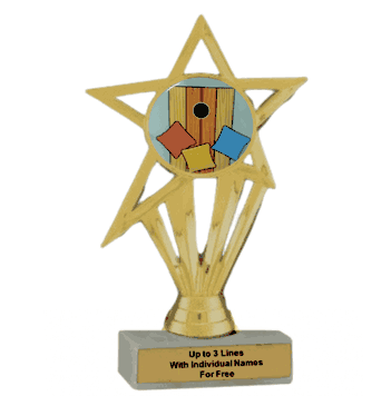 Economy Participation Insert Trophy - Cornhole - Click to enlarge