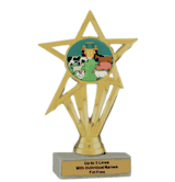 Economy Participation Insert Trophy - County Fair