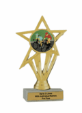 Cycling Participation Insert Trophy - Economy Series