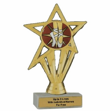 Economy Participation Insert Trophy - Dance - Click to enlarge