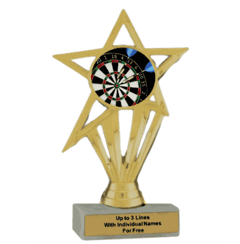 Economy Participation Insert Trophy - Darts - Click to enlarge