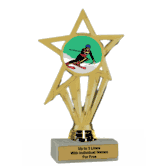 Economy Participation Insert Trophy - Downhill Skiing