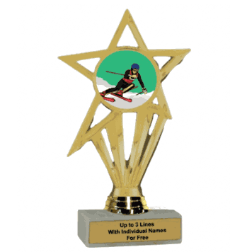 Economy Participation Insert Trophy - Downhill Skiing - Click to enlarge