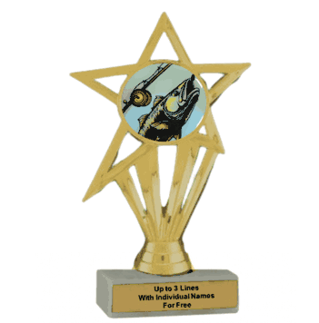 Economy Participation Insert Trophy - Fishing - Click to enlarge