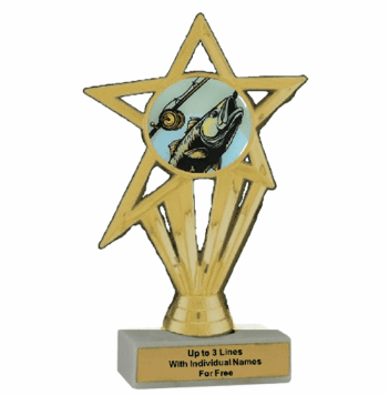 Economy Participation Insert Trophy - Fishing - Click to enlarge