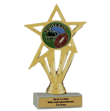 Economy Participation Insert Trophy - Football - Click to enlarge