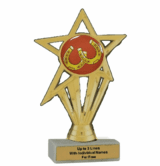 Economy Participation Insert Trophy - Horseshoes