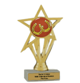 Economy Participation Insert Trophy - Horseshoes