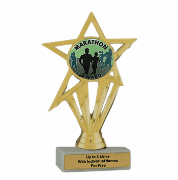 Marathon Participation Insert Trophy - Economy Series - Click to enlarge