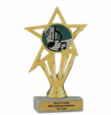 Music Participation Insert Trophy - Economy Series