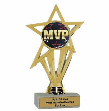 Economy Participation Insert Trophy - MVP - Click to enlarge