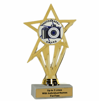 Economy Participation Insert Trophy - Photography - Click to enlarge