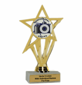 Economy Participation Insert Trophy - Photography