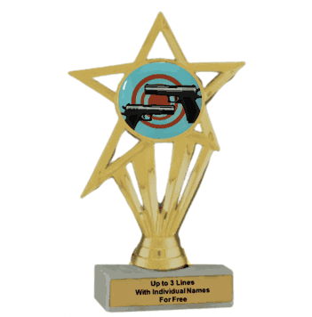 Economy Participation Insert Trophy - Pistol - Click to enlarge