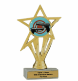 Pistol Participation Insert Trophy - Economy Series