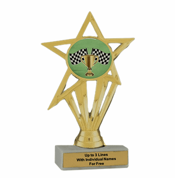 Racing Participation Insert Trophy - Economy Series - Click to enlarge