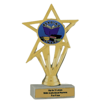 Economy Participation Insert Trophy - Reading - Click to enlarge