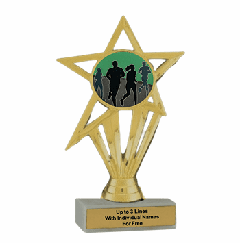 Participation Running Insert Trophy - Economy Series - Click to enlarge