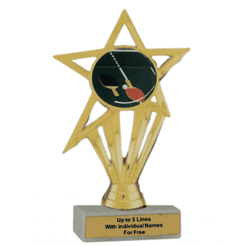 Economy Participation Insert Trophy - Table Tennis - Click to enlarge