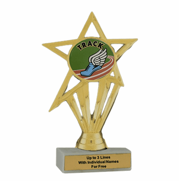 Track Participation Insert Trophy - Economy Series - Click to enlarge