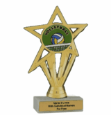 Economy Participation Insert Trophy - Volleyball
