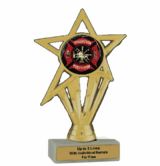 Economy Participation Insert Trophy - Volunteer Firefighter