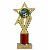 Economy Soccer Column Insert Trophy