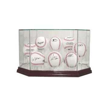Eight Baseball Glass Display Case - Click to enlarge