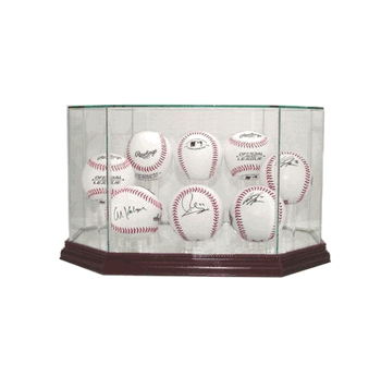 Eight Baseball Glass Display Case - Click to enlarge