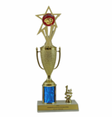 Elite Art 1st, 2nd and 3rd Place Award Cup & Column Trophy with Insert