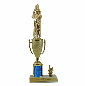 Elite Beauty Queen 1st, 2nd and 3rd Place Award Cup & Column Trophy - Click to enlarge