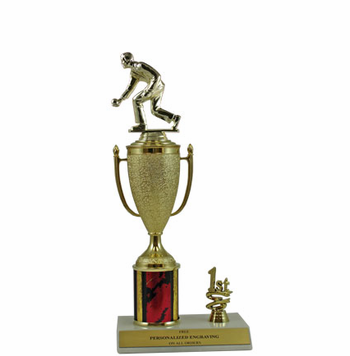 Elite Bocce Ball 1st, 2nd and 3rd Place Award Cup & Column Trophy - Click to enlarge