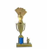 Elite Cards / Poker 1st, 2nd and 3rd Place Award Cup & Column Trophy