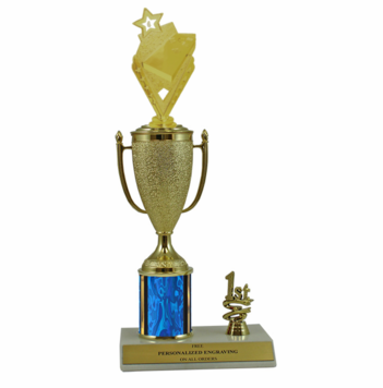 Elite Cornhole 1st, 2nd and 3rd Place Award Cup & Column Trophy - Click to enlarge