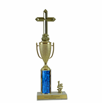 Elite Cross 1st, 2nd and 3rd Place Award Cup & Column Trophy - Click to enlarge