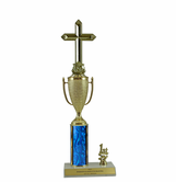 Elite Cross 1st, 2nd and 3rd Place Award Cup & Column Trophy