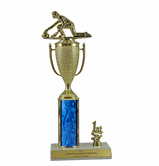 Elite Curling 1st, 2nd and 3rd Place Award Cup & Column Trophy