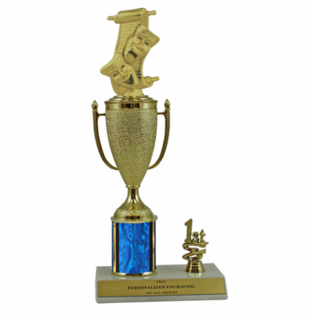 Elite Drama 1st, 2nd and 3rd Place Award Cup & Column Trophy - Click to enlarge