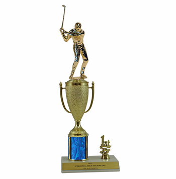 Elite Golf 1st, 2nd and 3rd Place Award Cup & Column Trophy - Click to enlarge