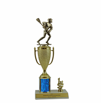 Elite Lacrosse 1st, 2nd and 3rd Place Award Cup & Column Trophy - Click to enlarge