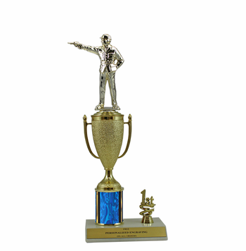 Elite Marksman 1st, 2nd and 3rd Place Award Cup & Column Trophy - Click to enlarge