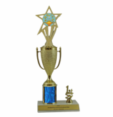 Elite Math 1st, 2nd and 3rd Place Award Cup & Column Trophy